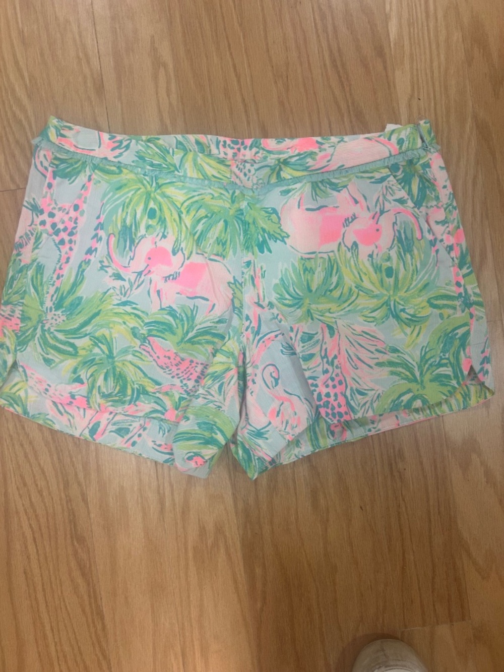 Lilly Pulitzer rare shorts elephant giraffe